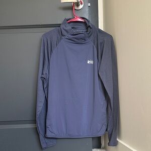 REI Microfleece Mock Neck Long Sleeve Top